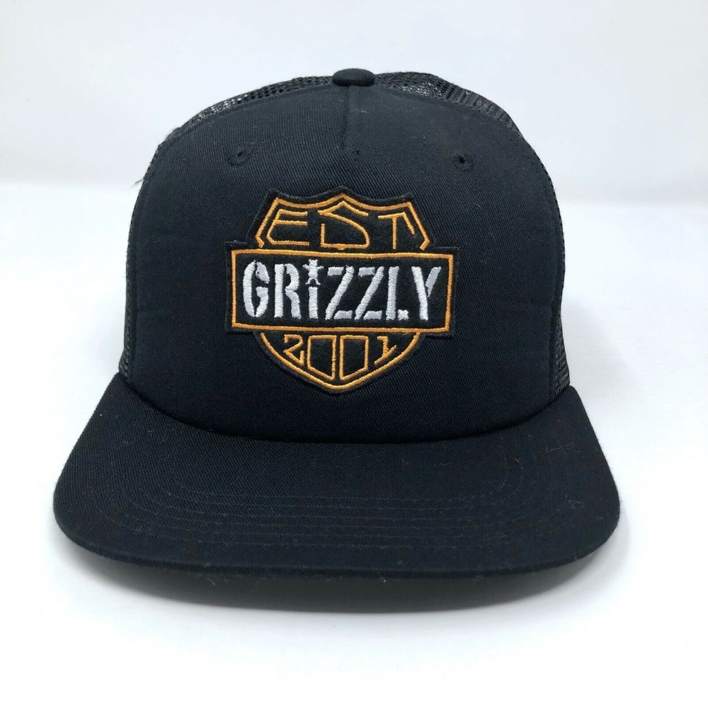 Grizzly Griptape Trucker Snapback Hat est 2001